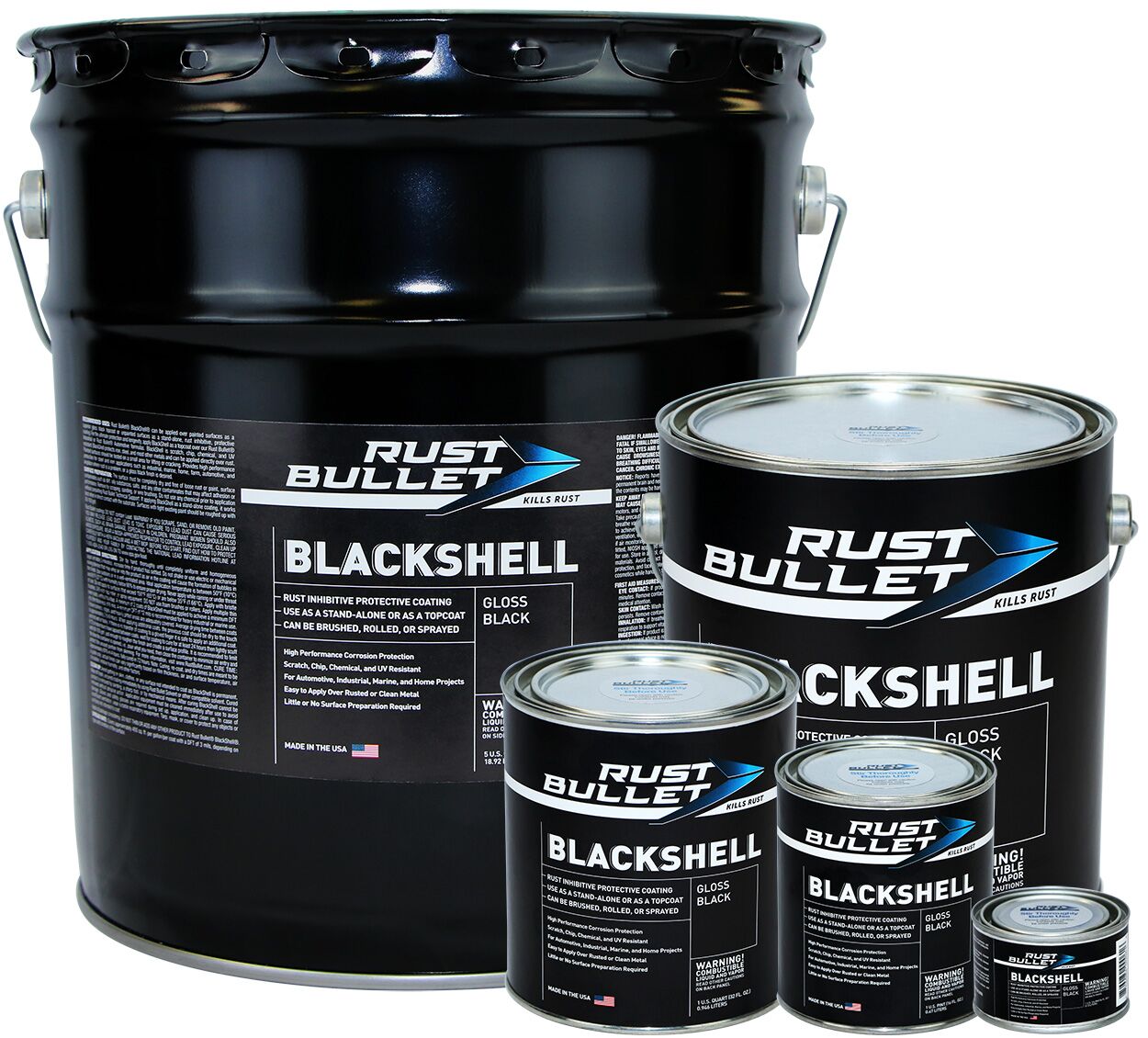 Rust Preventative Coating - Rust Inhibitor - Rust Bullet BlackShell