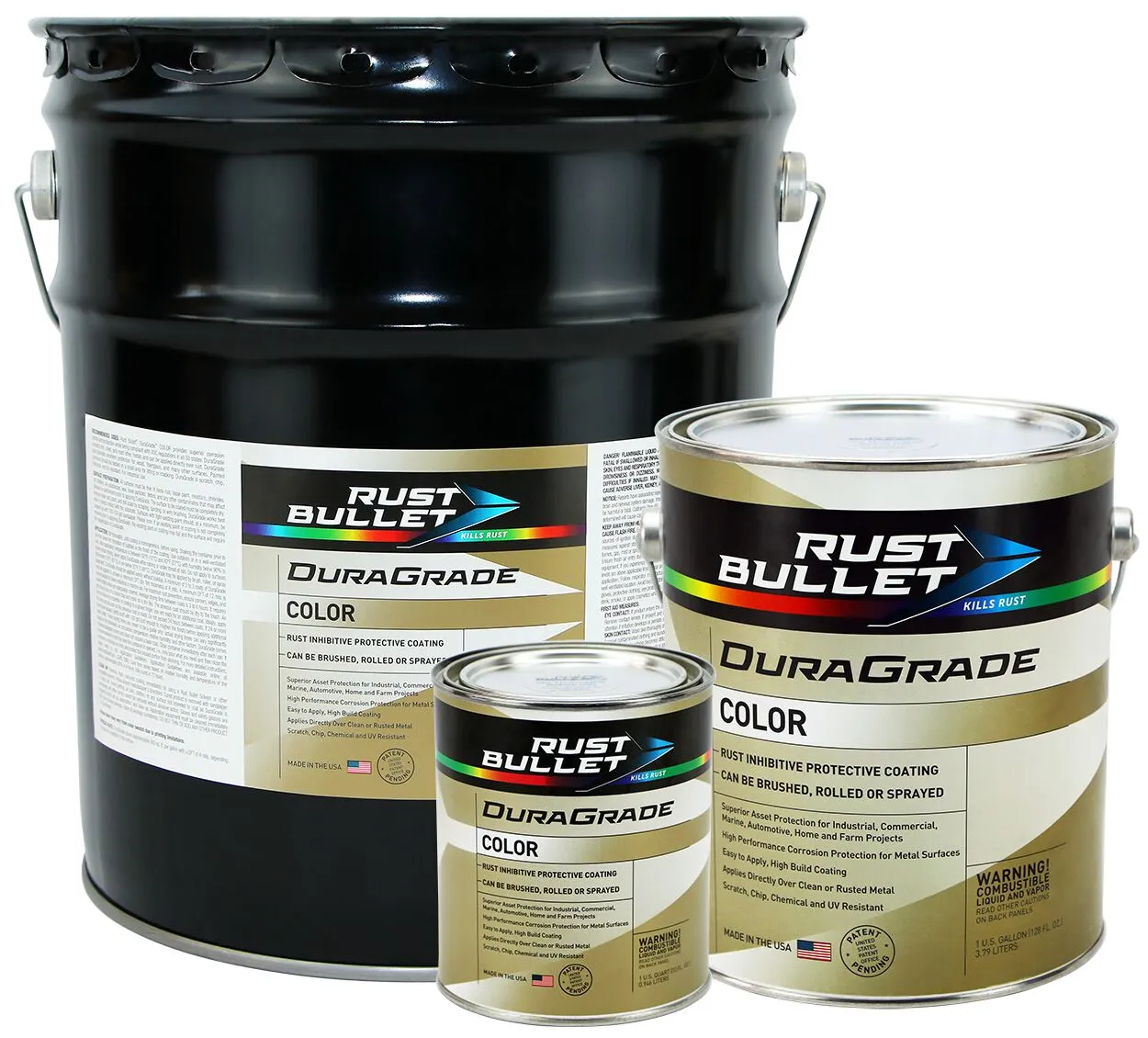 Rust Preventative Coating - Rust Inhibitor - Rust Bullet DuraGrade Color