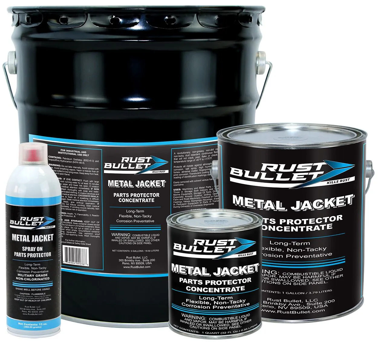 Rust Preventative Coating - Rust Inhibitor - Rust Bullet Metal Jacket