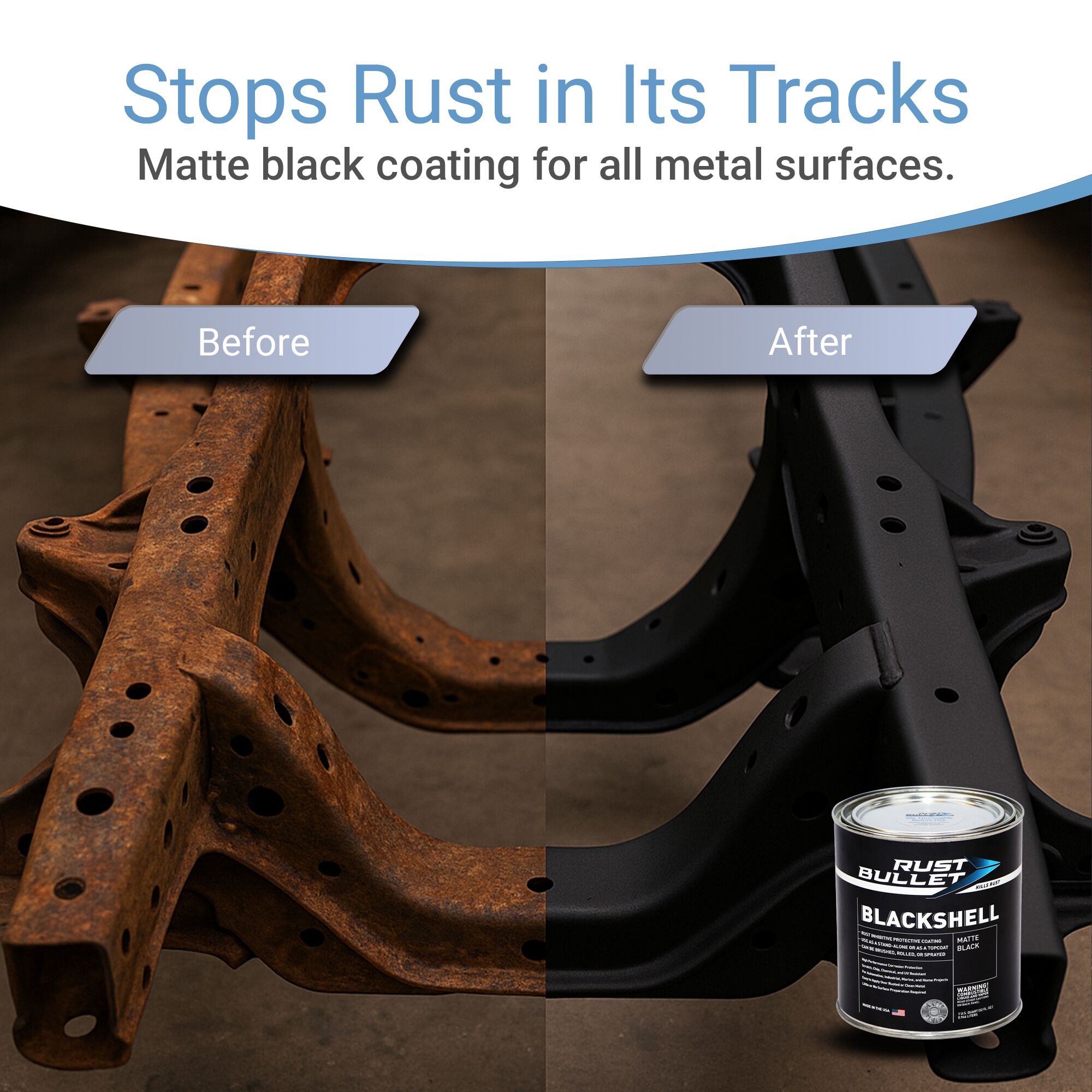 1/4 Pint - BlackShell® Matte - Image 2