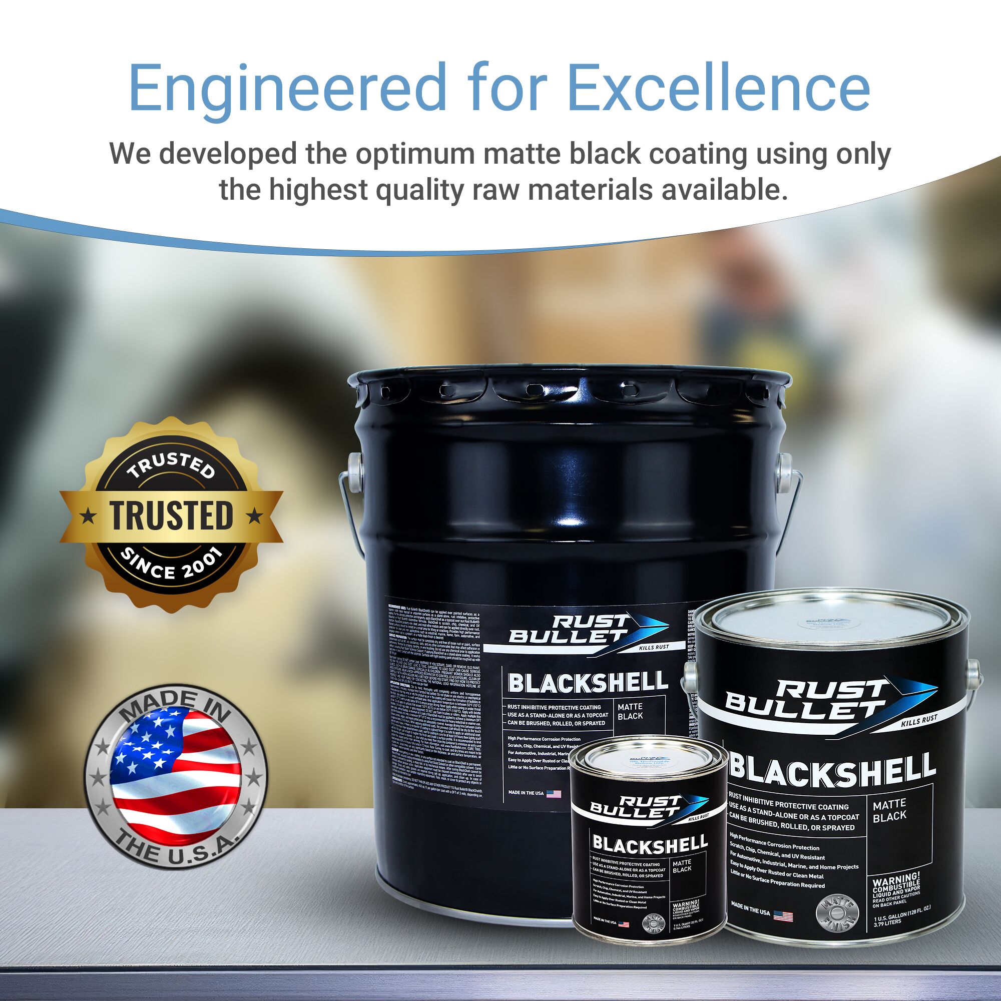 1/4 Pint - BlackShell® Matte - Image 5