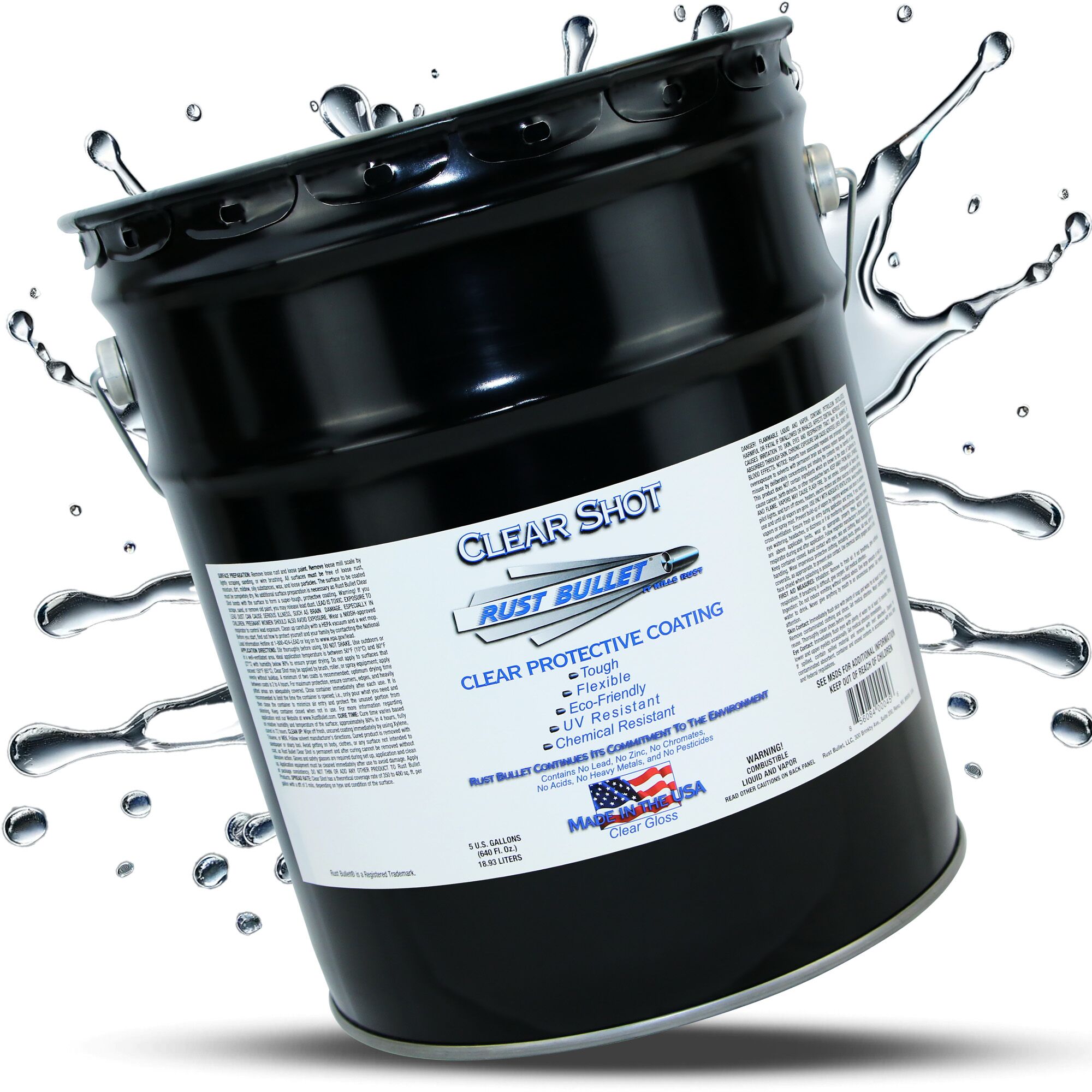 5 Gallon Pail - Clear Shot™