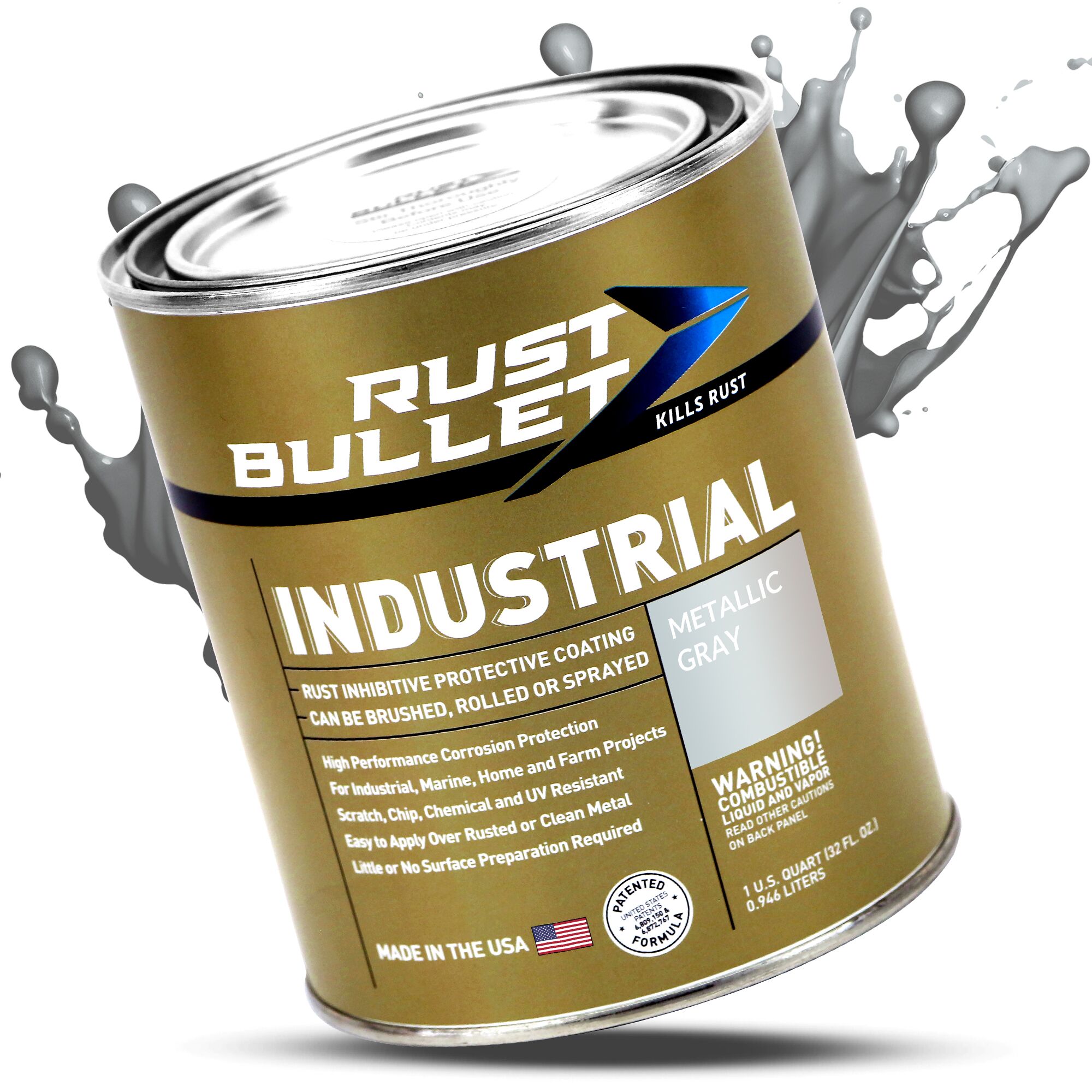 Rust Bullet Industrial Quart – High-performance Rust Preventative