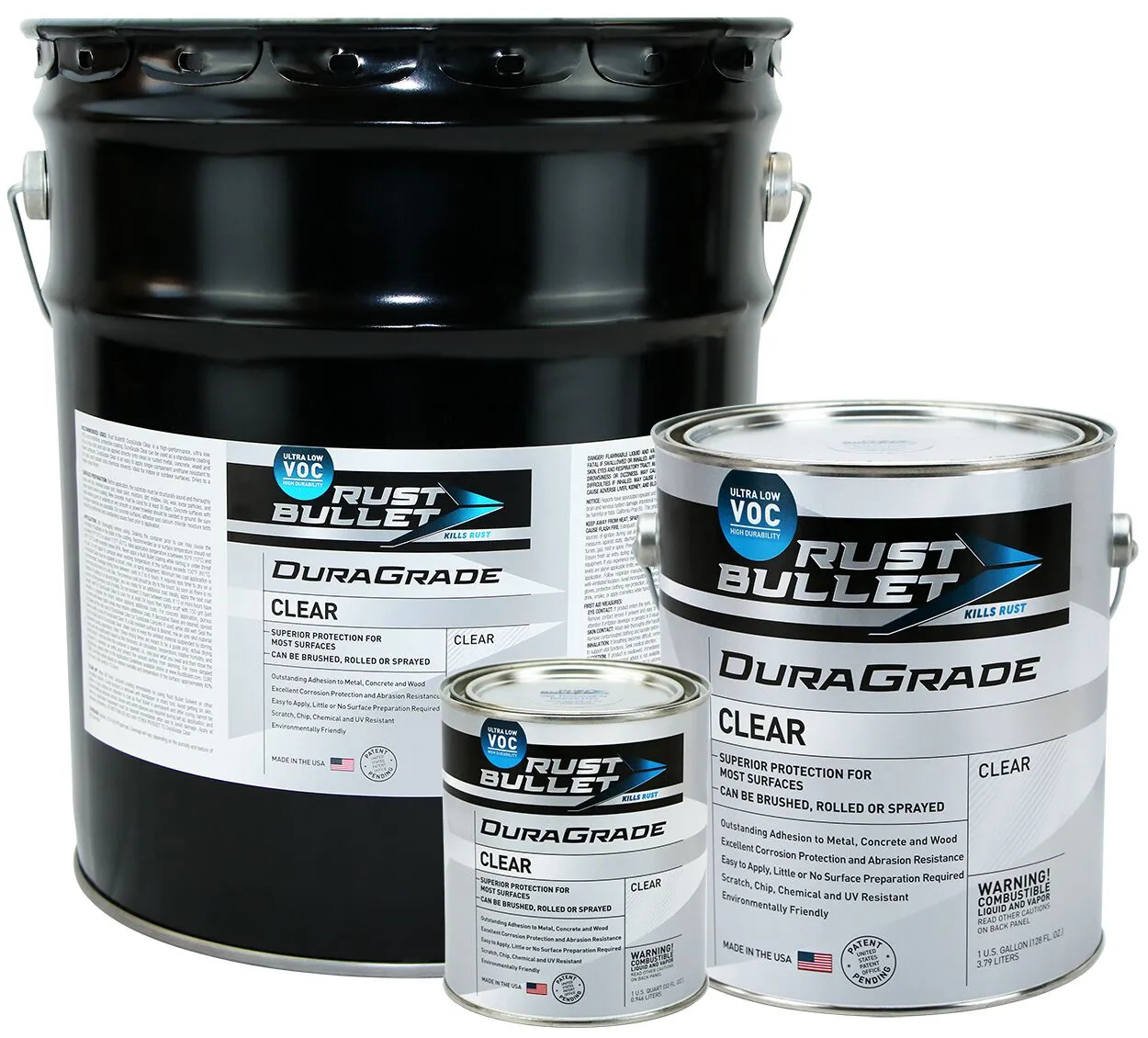 Rust Preventative Coating - Rust Inhibitor - Rust Bullet DuraGrade Clear