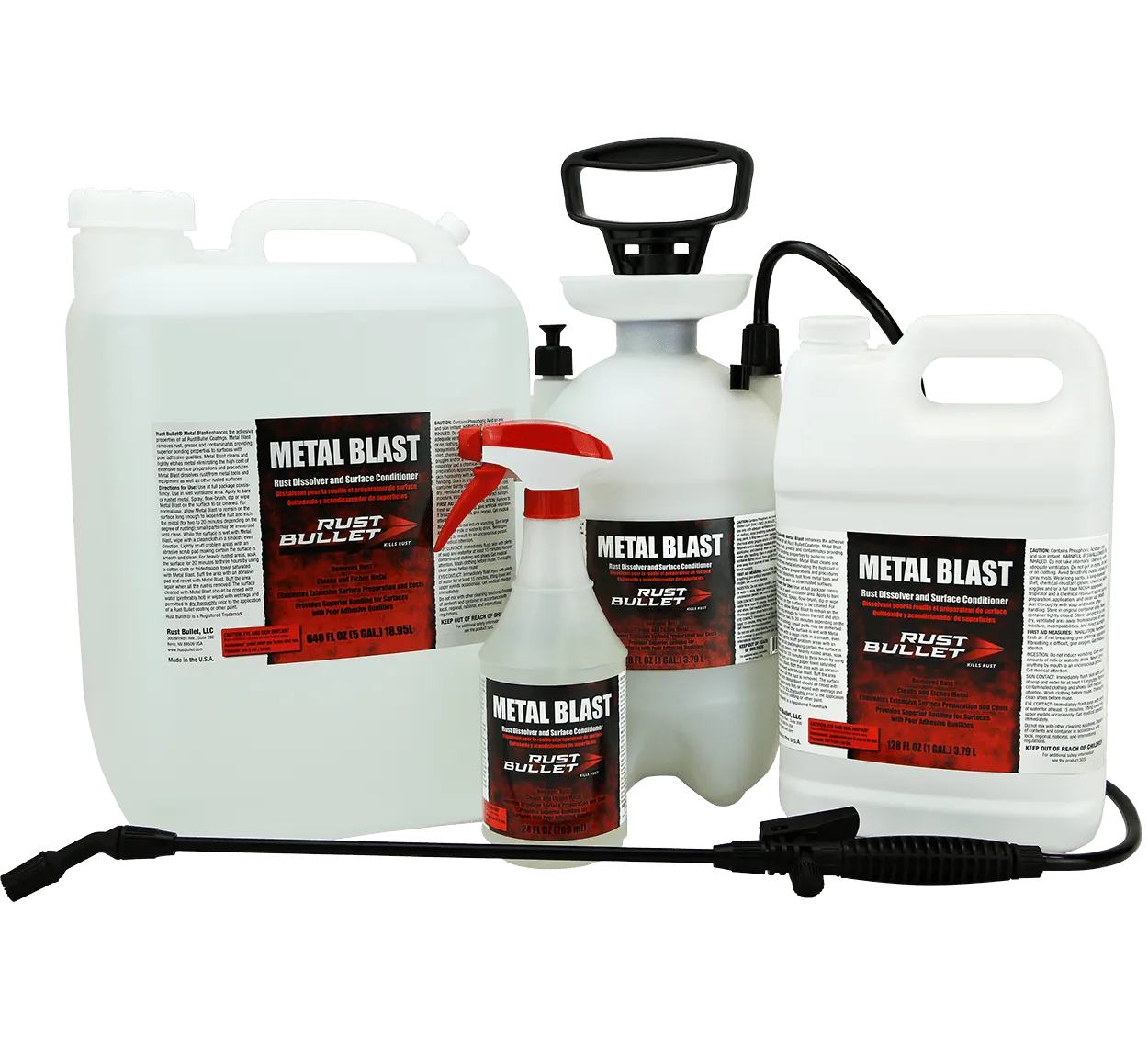 Metal Cleaner - Metal Prep - Rust Bullet Metal Blast