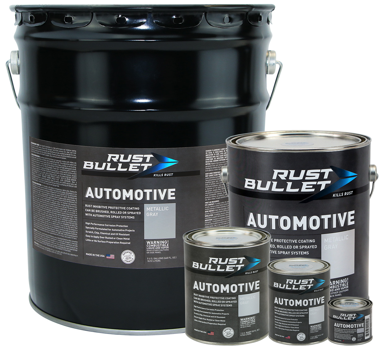 Rust Bullet 850154005174 Rust Bullet DuraGrade Clear Ultra-Low VOC Paint