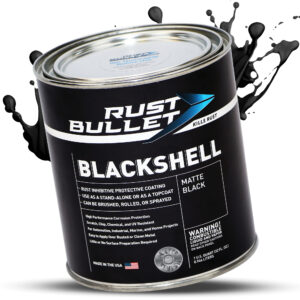 BlackShell Matte Rust Prevention Protective Coating - Quart