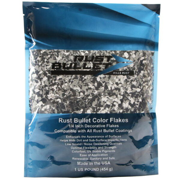 Rust Bullet Color Flakes - Black Marble Blend - Image 2