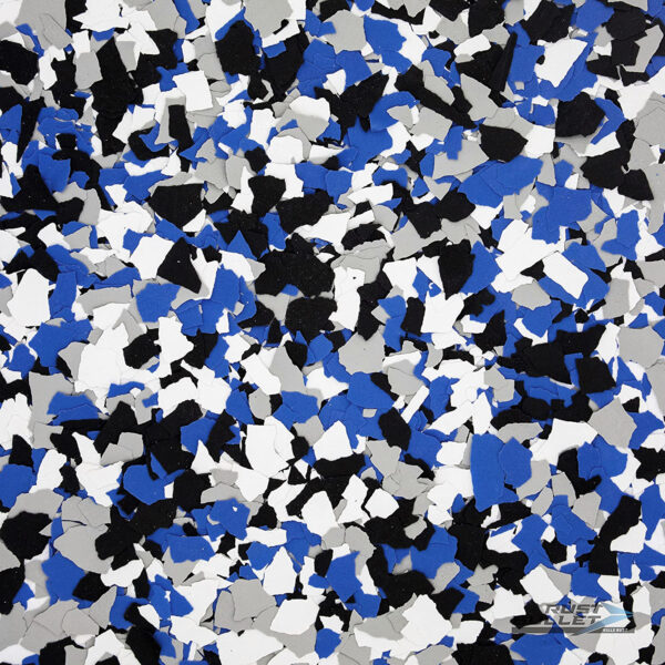 Rust Bullet Decorative Color Flakes Electric Blue