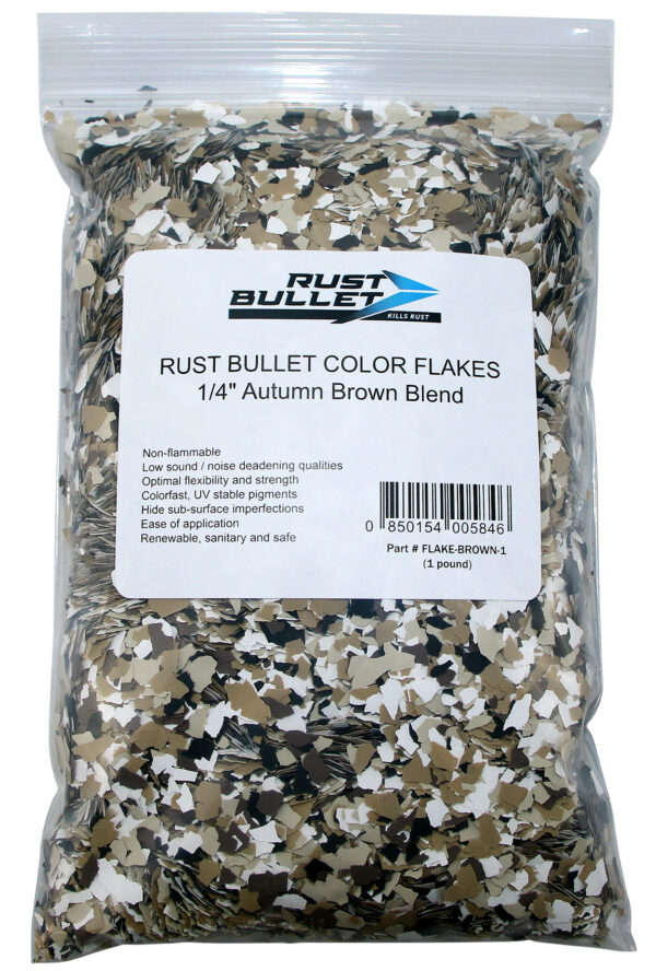 Rust Bullet Decorative Flakes Autumn Brown