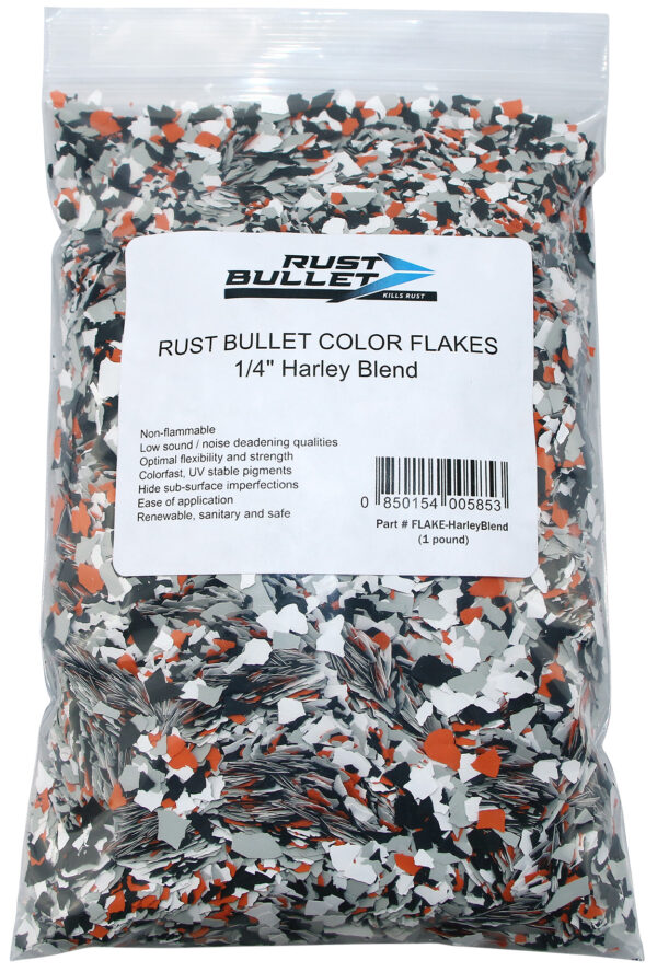 Rust Bullet Decorative Flakes Harley Blend