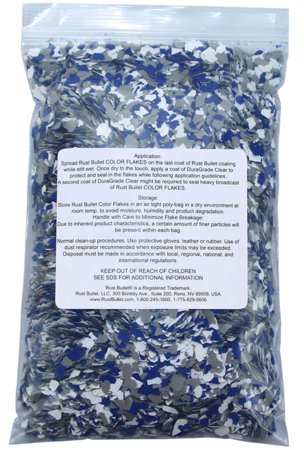 Rust Bullet Decorative Color Flakes Midnight Blend