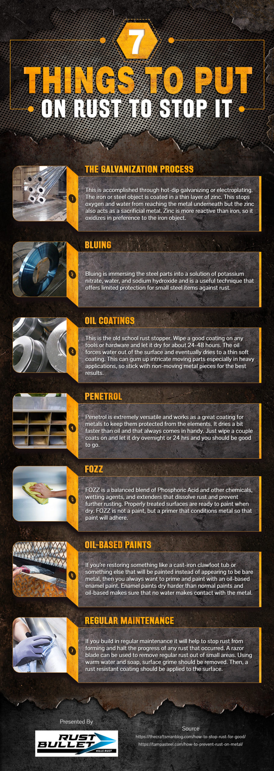 [Infographic] 7 Things to Put on Rust to Stop it