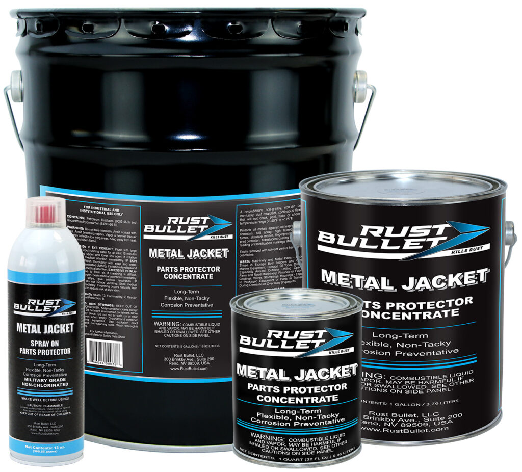 Rust Preventative Coating - Rust Inhibitor - Rust Bullet Metal Jacket