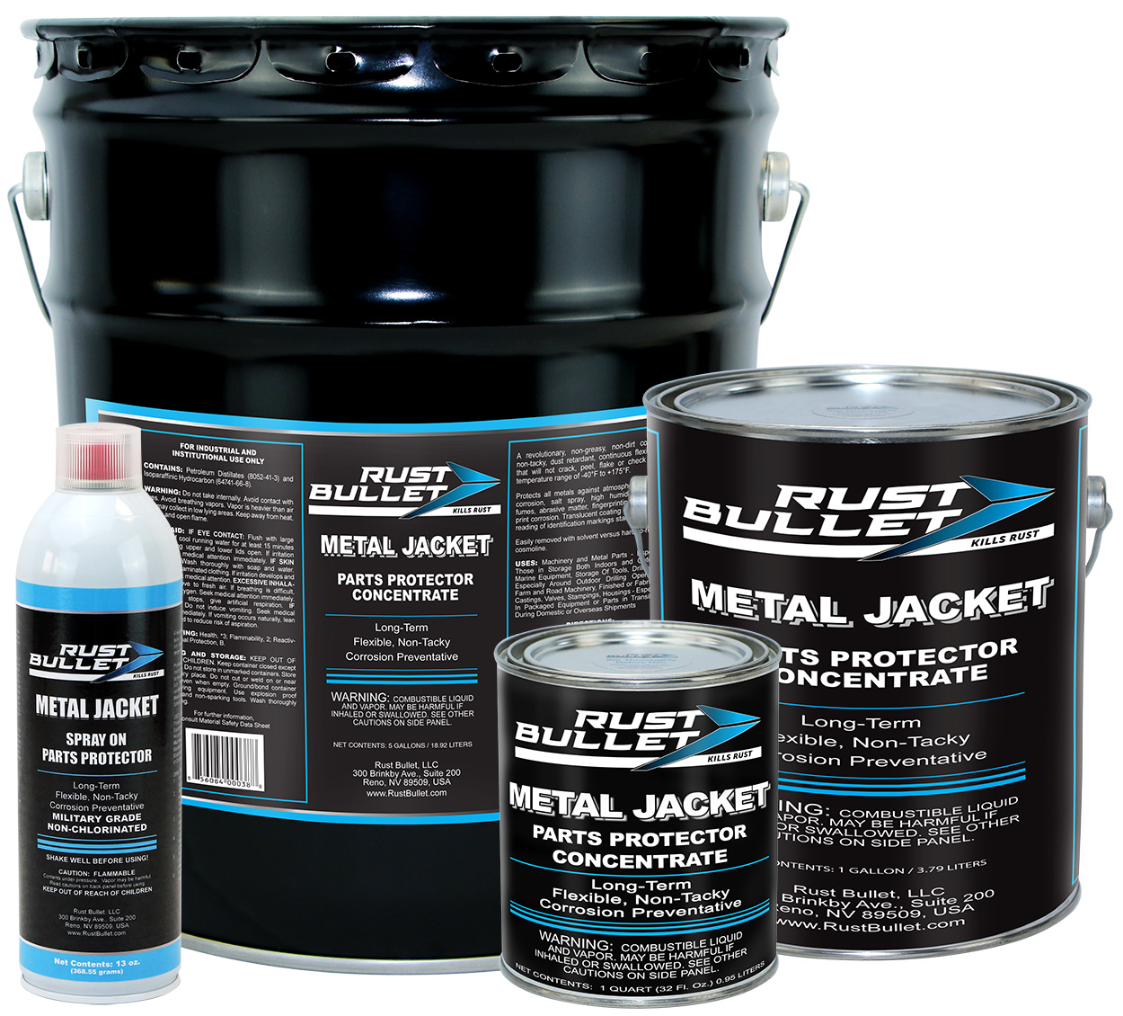 Rust Preventative Coating - Rust Inhibitor - Rust Bullet Metal Jacket