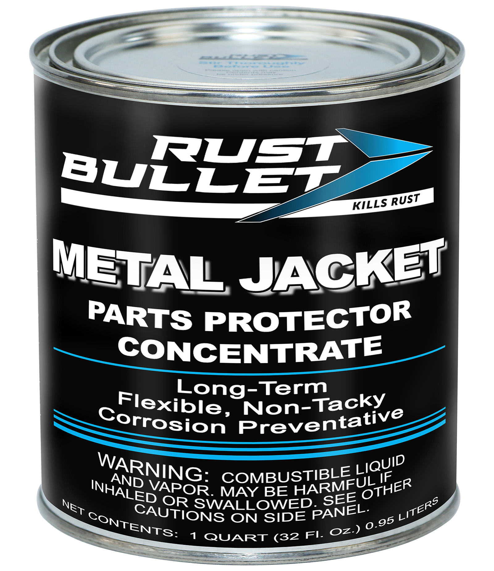 Metal Jacket Quart Rust Bullet Metal Jacket Quart