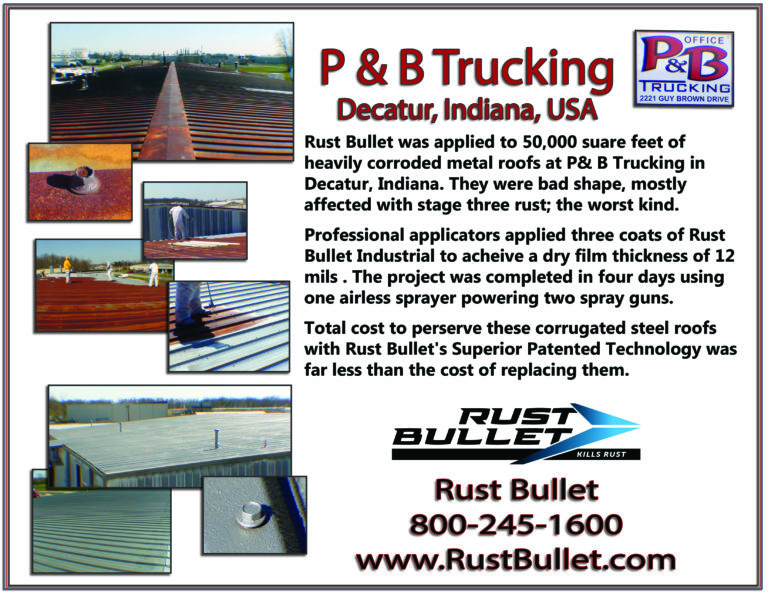 Rust Bullet Metal Roof Rust Repair Pres