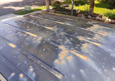 Roof Rust Repair with Rust Bullet DuraGrade