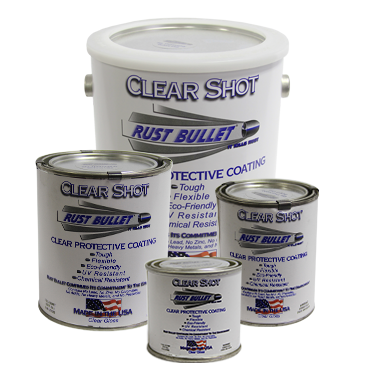 Rust Bullet Clear Shot - Clear coat rust paint